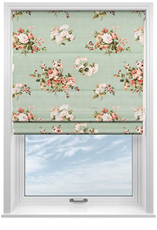 Laura Ashley Rosemore, Sage - Roman Blind